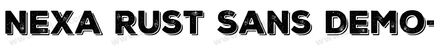Nexa Rust Sans Demo字体转换
